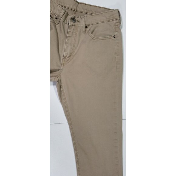 Levi's 541 Straight Fit Khaki Stretch Jeans Pants Men's W32 L32 Western Casual - Picture 9 of 16